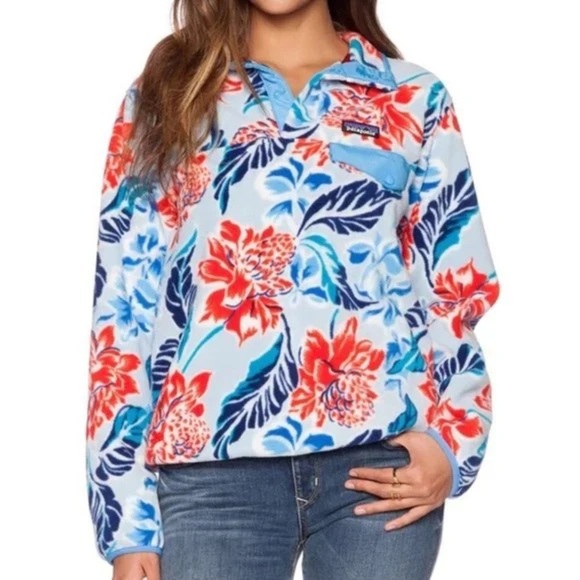 PATAGONIA WOMENS SYNCHILLA BLUE RARE SMALL - Picture 1 of 5